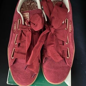 Puma Basket Heart Corduroy Shoes